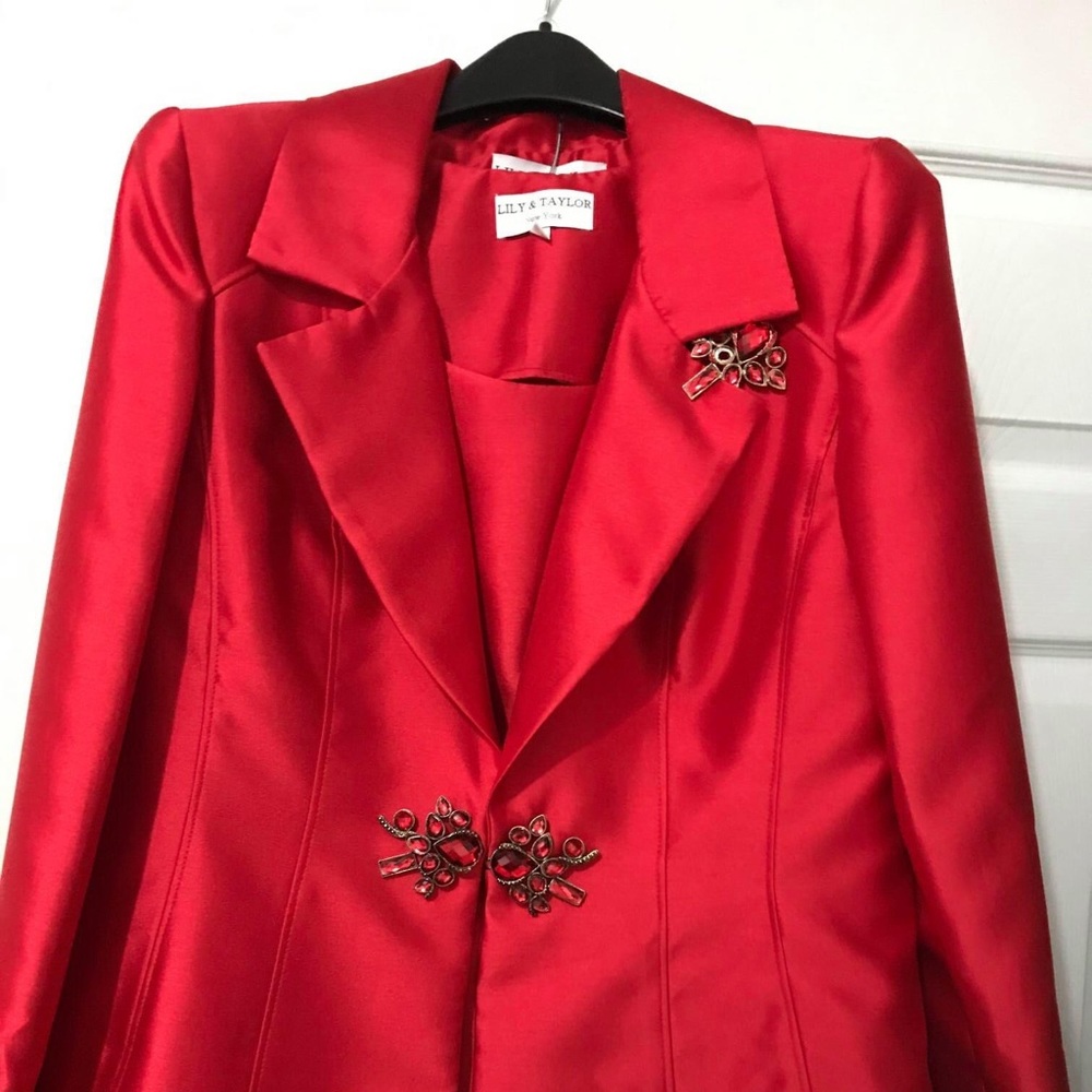 Beautiful red suit